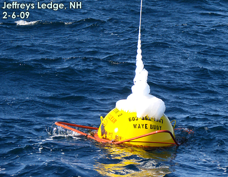 Anacapa buoy with oil platform in background